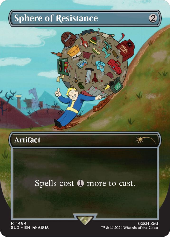 Sphere of Resistance 1484 card from Secret Lair Drop Series