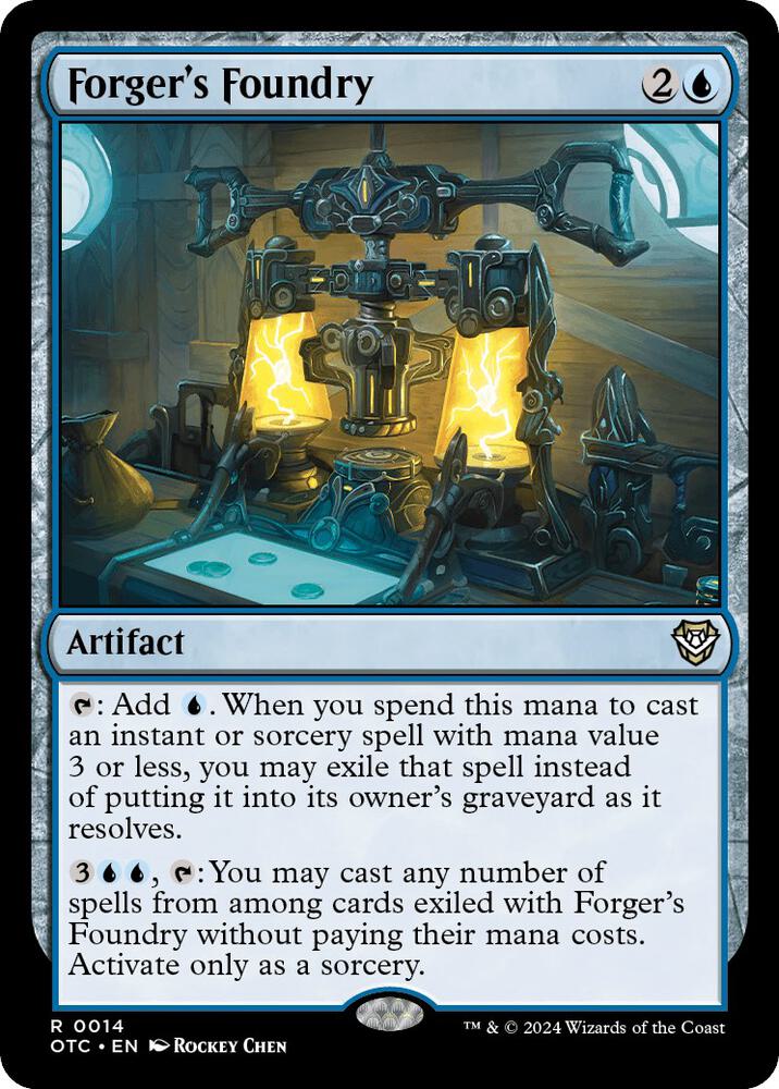 Forger's Foundry 14 card from Commander: Outlaws of Thunder Junction