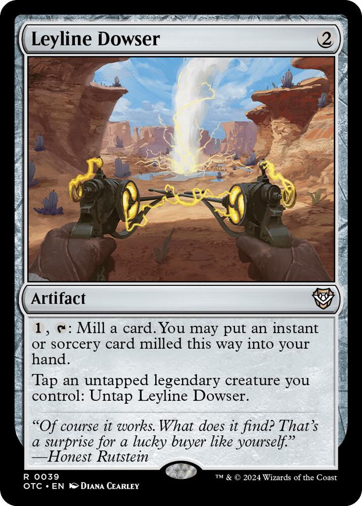 Leyline Dowser 39 card from Commander: Outlaws of Thunder Junction