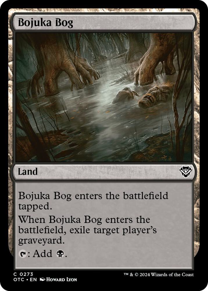 Bojuka Bog 273 card from Commander: Outlaws of Thunder Junction