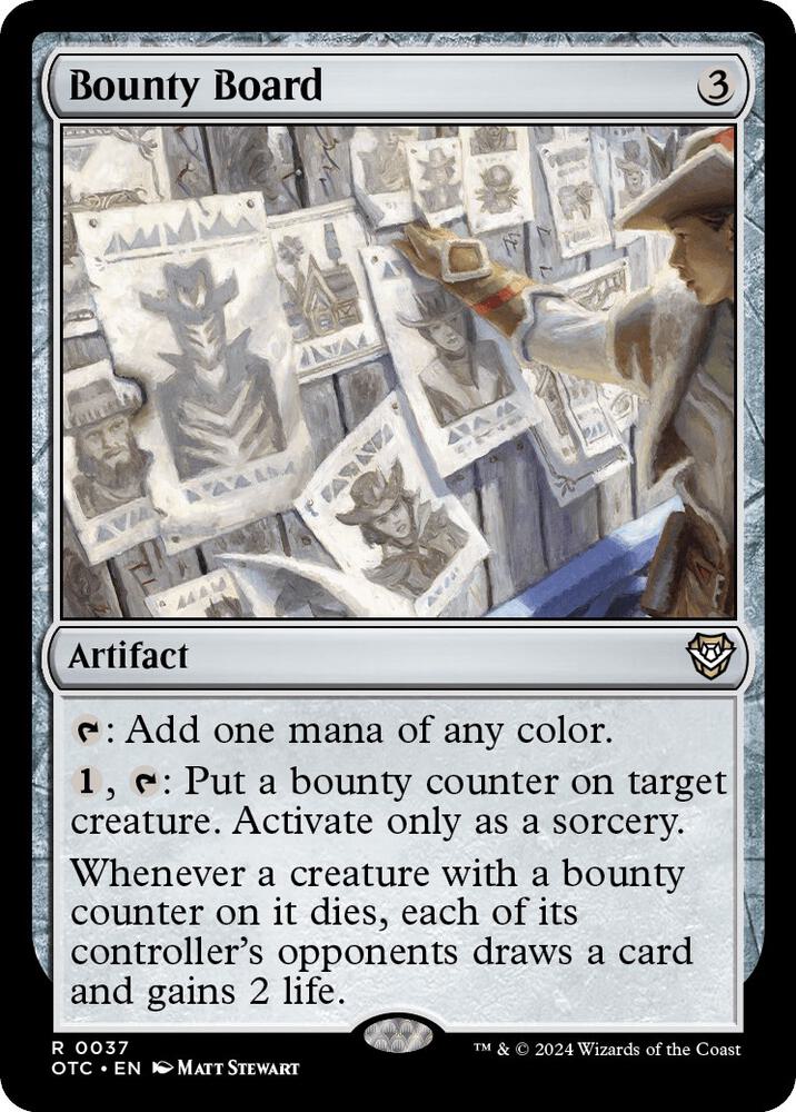 Bounty Board 37 card from Commander: Outlaws of Thunder Junction