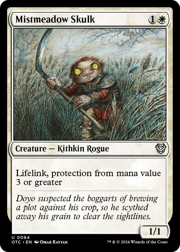 Mistmeadow Skulk 84 card from Commander: Outlaws of Thunder Junction