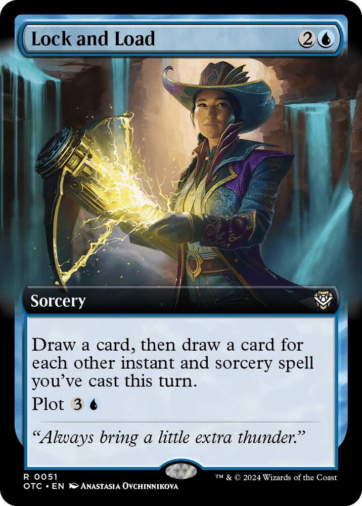 Lock and Load (Extended Art) 51 card from Commander: Outlaws of Thunder Junction