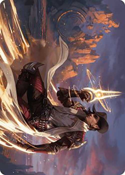 Kellan, the Kid Art Card 24 card from Art Series: Outlaws of Thunder Junction