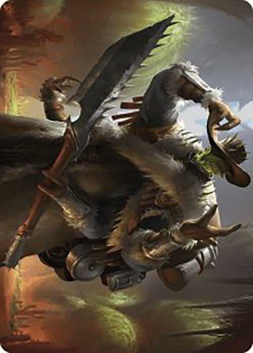 Hardbristle Bandit Art Card 13 card from Art Series: Outlaws of Thunder Junction