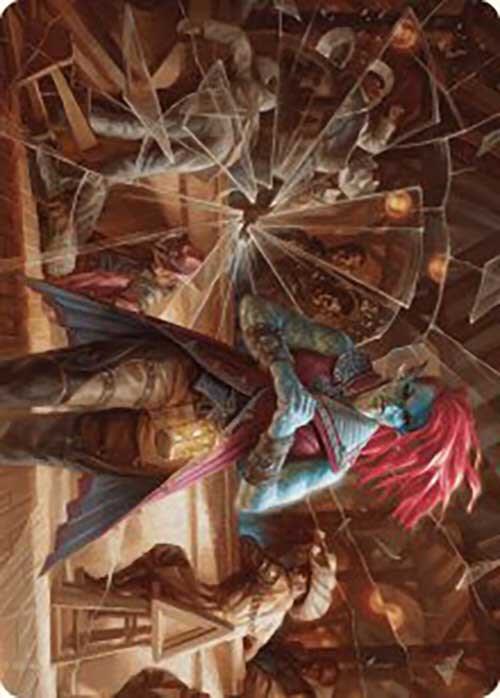 Obeka, Splitter of Seconds Art Card 28 card from Art Series: Outlaws of Thunder Junction