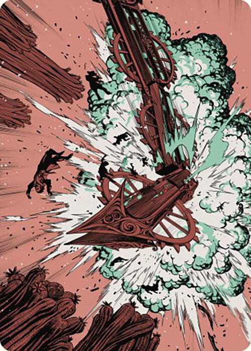 Decimate Art Card 44 card from Art Series: Outlaws of Thunder Junction