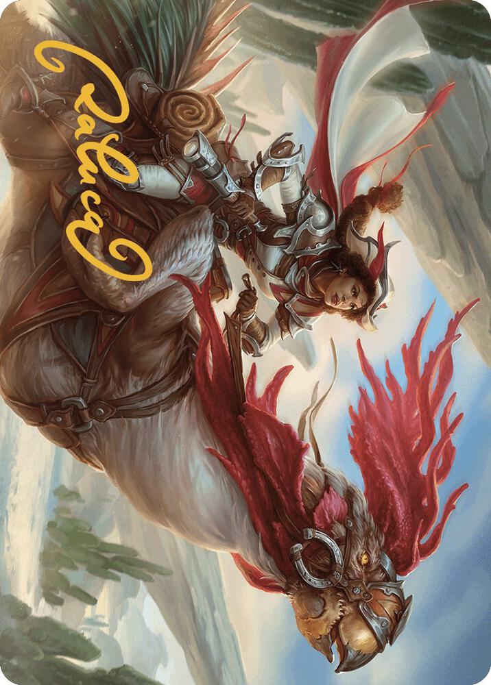 Frontier Seeker Art Card (Gold-Stamped Signature) 2 card from Art Series: Outlaws of Thunder Junction