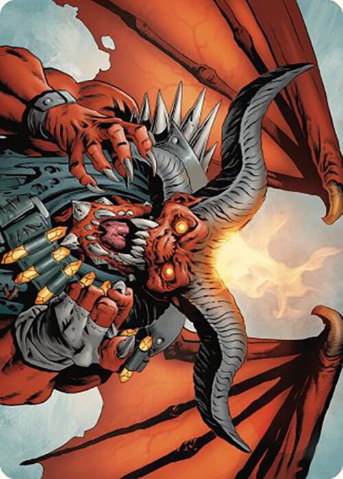 Rakdos, the Muscle Art Card 53 card from Art Series: Outlaws of Thunder Junction