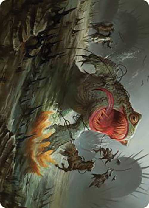 The Gitrog, Ravenous Ride Art Card 22 card from Art Series: Outlaws of Thunder Junction