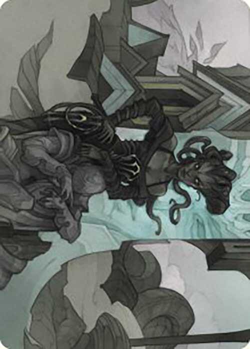 Vraska Joins Up Art Card 34 card from Art Series: Outlaws of Thunder Junction