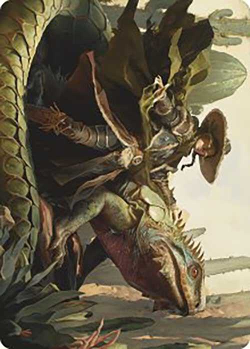 Outcaster Trailblazer Art Card 14 card from Art Series: Outlaws of Thunder Junction