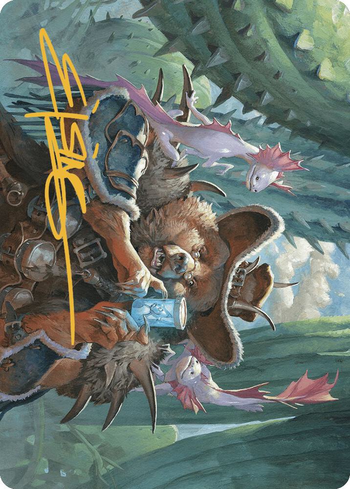 Doc Aurlock, Grizzled Genius Art Card (Gold-Stamped Signature) 21 card from Art Series: Outlaws of Thunder Junction