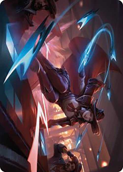 Slick Sequence Art Card 33 card from Art Series: Outlaws of Thunder Junction