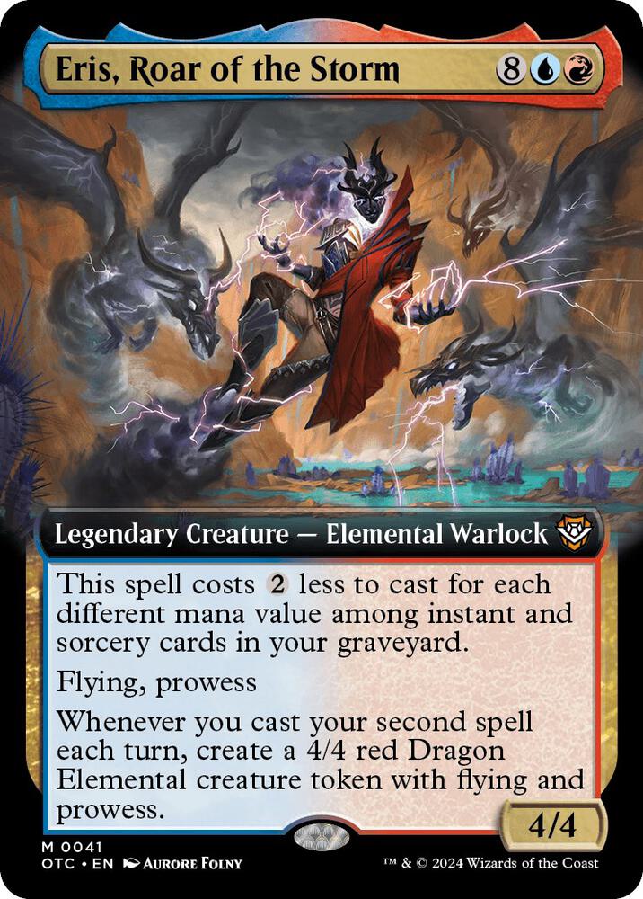 Eris, Roar of the Storm (Extended Art) 41 card from Commander: Outlaws of Thunder Junction
