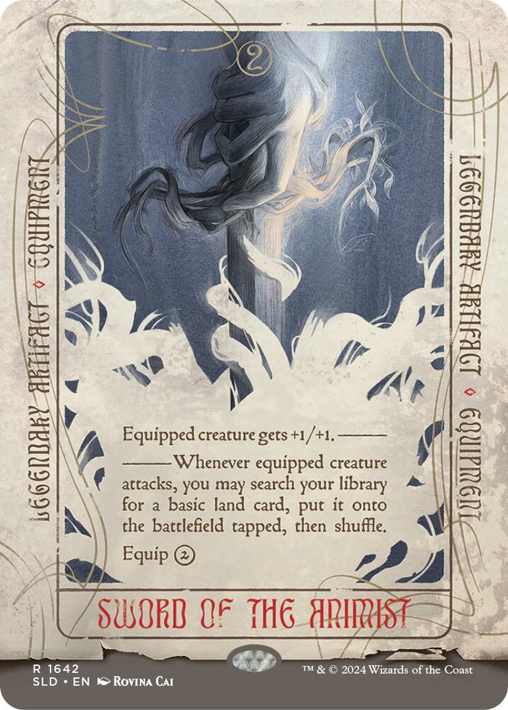 Sword of the Animist 1642 card from Secret Lair Drop Series