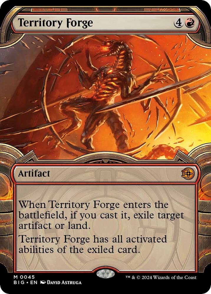 Territory Forge (Showcase) 45 card from Outlaws of Thunder Junction: The Big Score