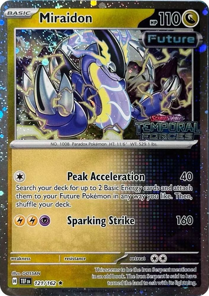 Miraidon (Cosmos Holo) (Best Buy) 121/162 card from Miscellaneous Cards & Products