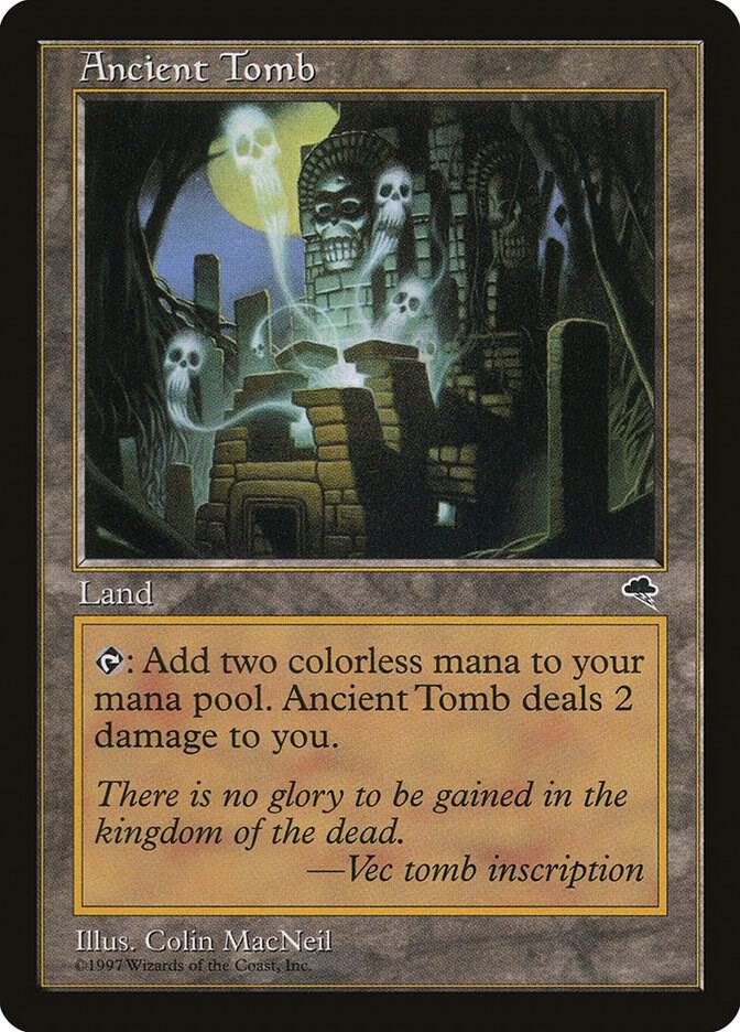 Ancient Tomb 315 card from Tempest