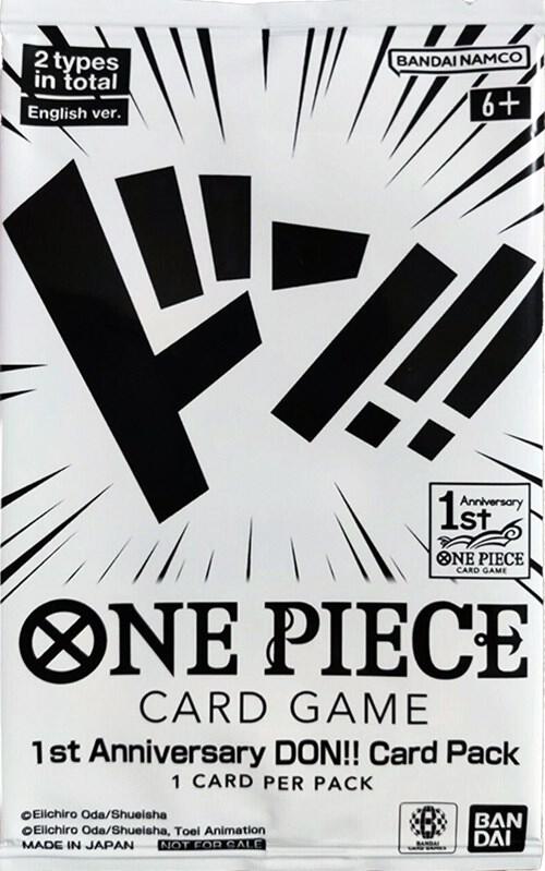 1st Anniversary DON!! Card Pack card from One Piece Promotion Cards