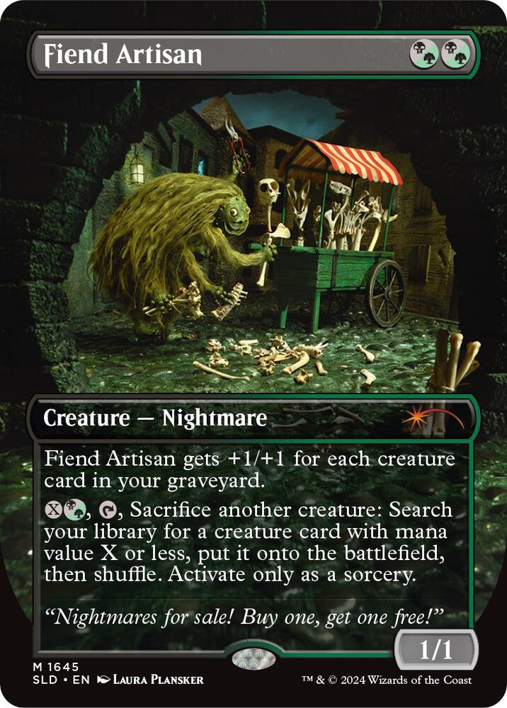Fiend Artisan 1645 card from Secret Lair Drop Series