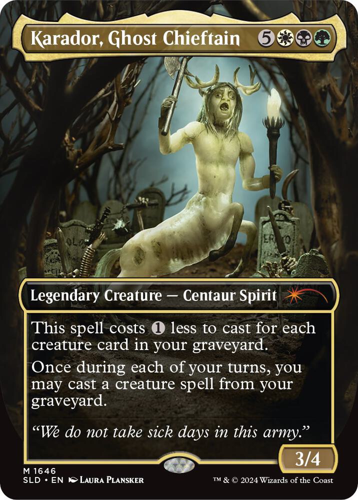 Karador, Ghost Chieftain 1646 card from Secret Lair Drop Series