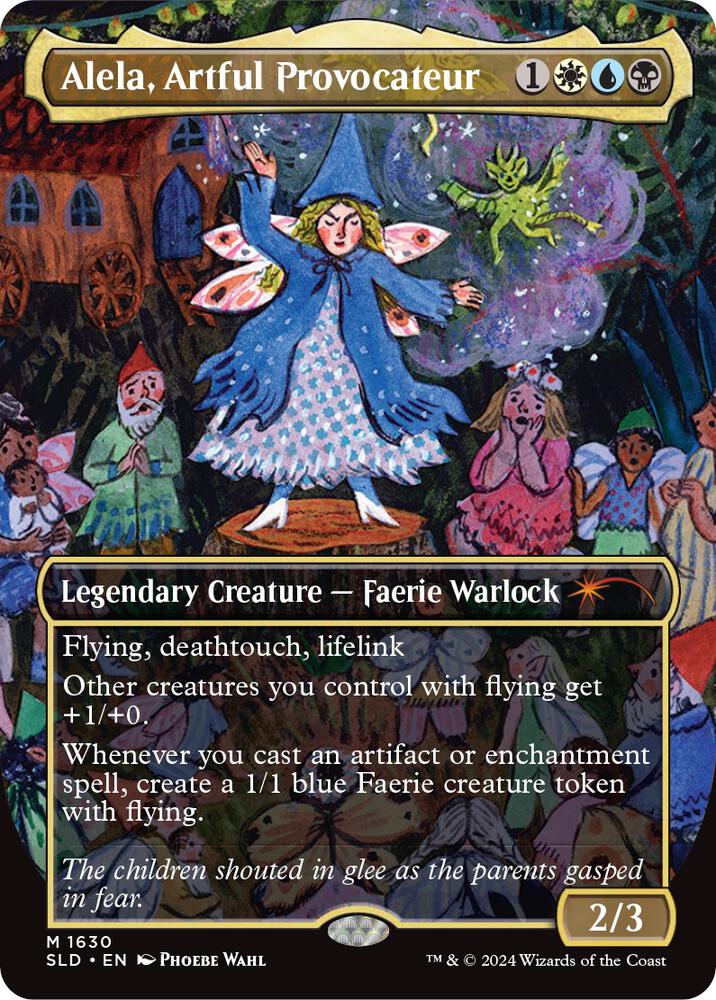 Alela, Artful Provocateur 1630 card from Secret Lair Drop Series