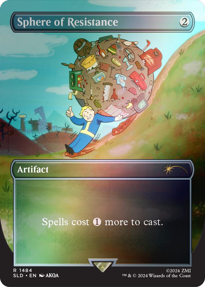 Sphere of Resistance (Rainbow Foil) 1484 card from Secret Lair Drop Series