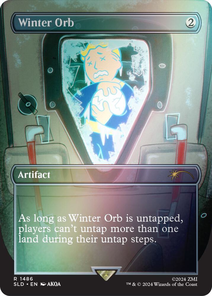 Winter Orb (Rainbow Foil) 1486 card from Secret Lair Drop Series