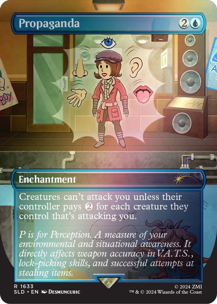 Propaganda (Rainbow Foil) 1633 card from Secret Lair Drop Series