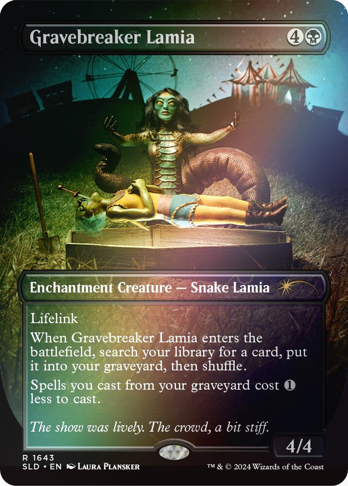 Gravebreaker Lamia (Rainbow Foil) 1643 card from Secret Lair Drop Series