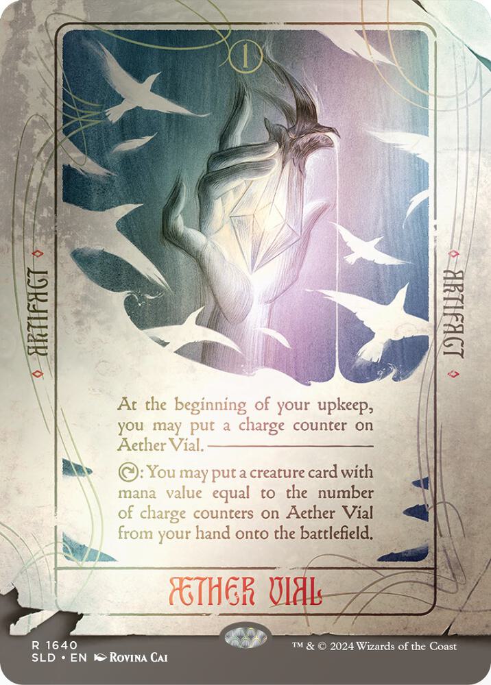 Aether Vial (Rainbow Foil) 1640 card from Secret Lair Drop Series