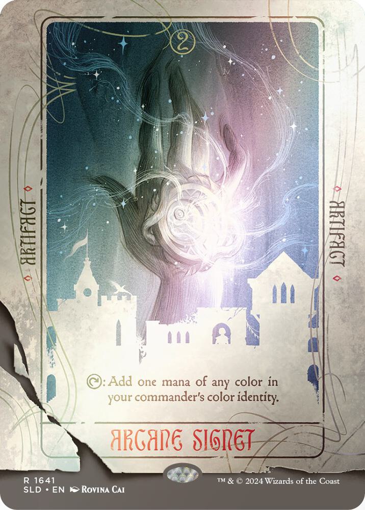 Arcane Signet (Rainbow Foil) 1641 card from Secret Lair Drop Series