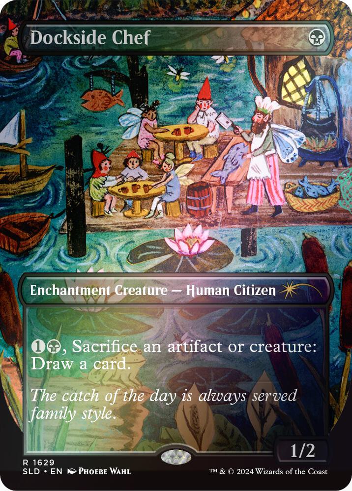 Dockside Chef (Rainbow Foil) 1629 card from Secret Lair Drop Series