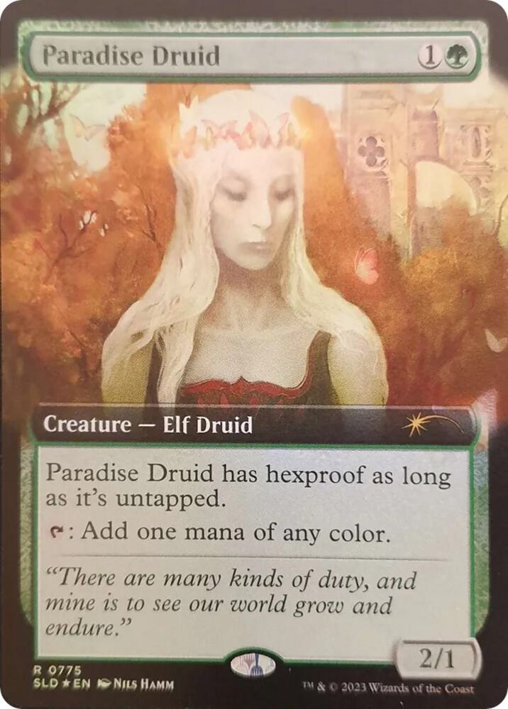 Paradise Druid (Extended Art) 775 card from Secret Lair Drop Series