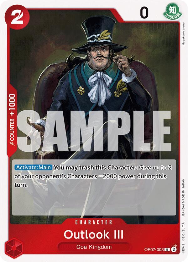 Outlook III OP07-003 card from 500 Years in the Future