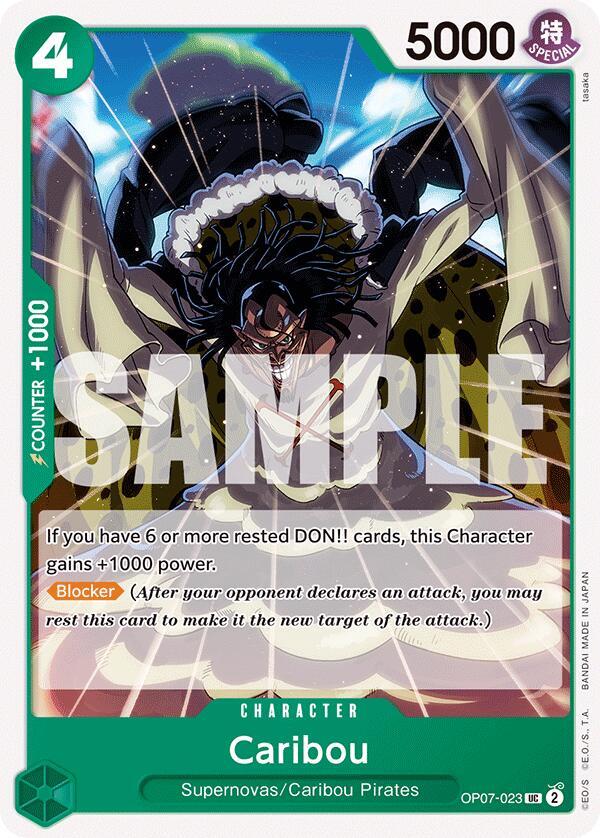 Caribou OP07-023 card from 500 Years in the Future