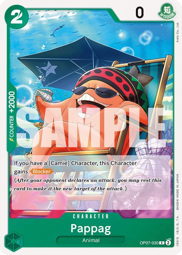 Pappag OP07-030 card from 500 Years in the Future