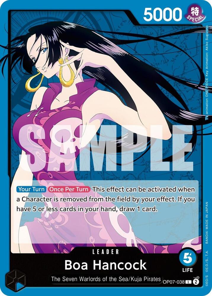 Boa Hancock OP07-038 card from 500 Years in the Future
