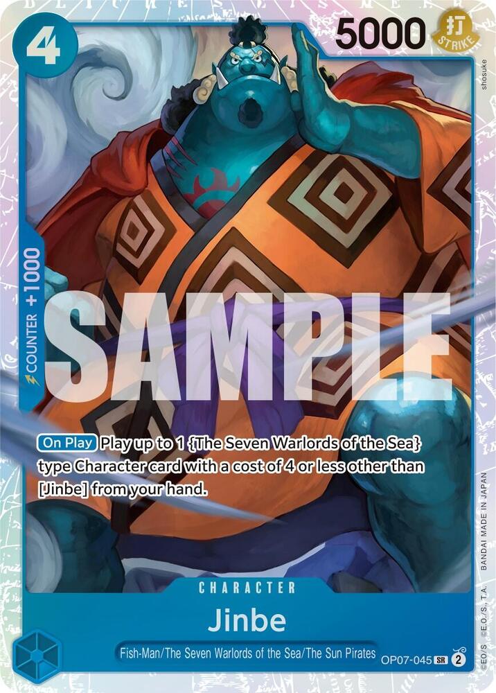 Jinbe OP07-045 card from 500 Years in the Future