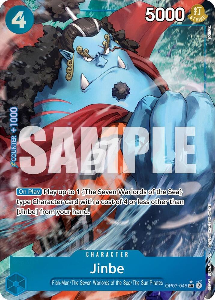 Jinbe (Parallel) OP07-045 card from 500 Years in the Future