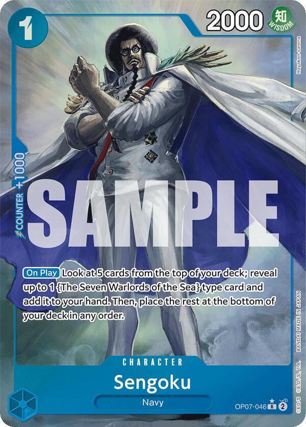 Sengoku (Parallel) OP07-046 card from 500 Years in the Future