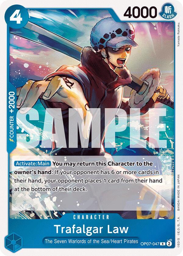 Trafalgar Law OP07-047 card from 500 Years in the Future