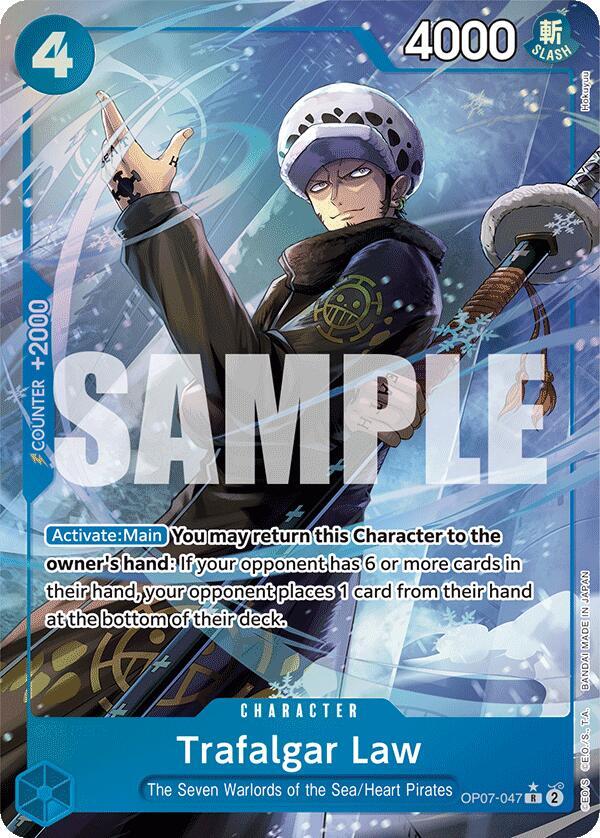 Trafalgar Law (Parallel) OP07-047 card from 500 Years in the Future