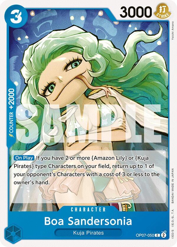 Boa Sandersonia OP07-050 card from 500 Years in the Future