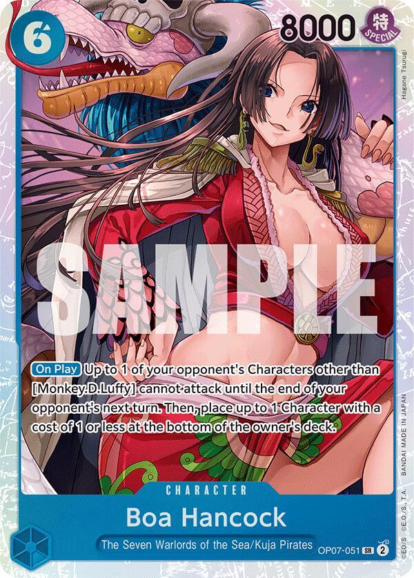 Boa Hancock OP07-051 card from 500 Years in the Future