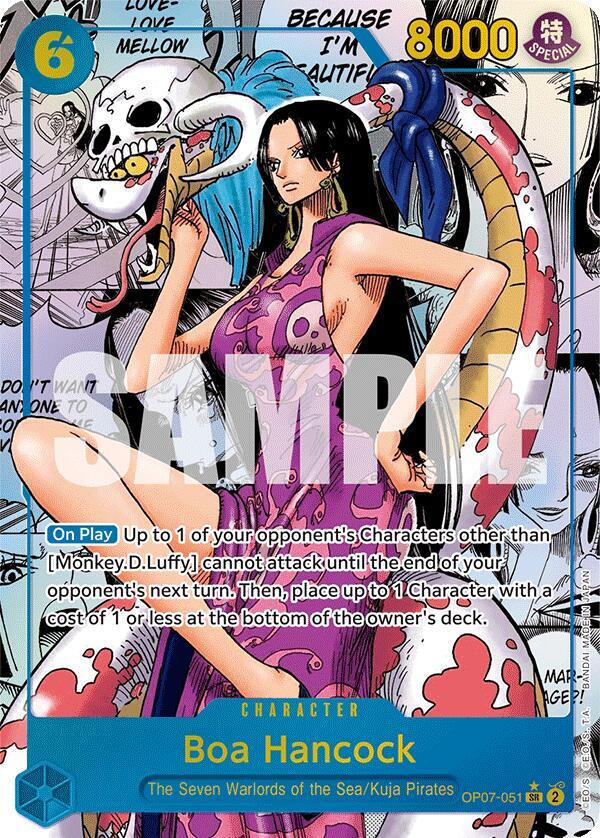 Boa Hancock (Parallel) (Manga) OP07-051 card from 500 Years in the Future