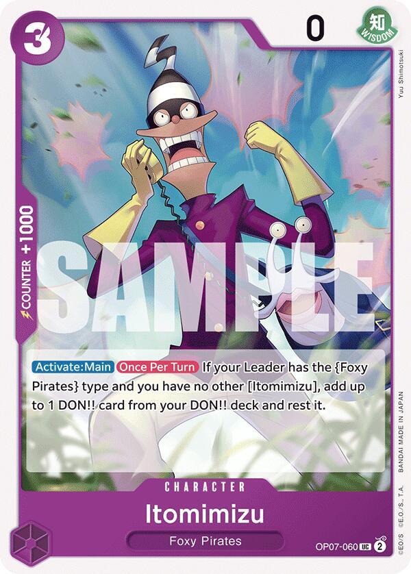 Itomimizu OP07-060 card from 500 Years in the Future