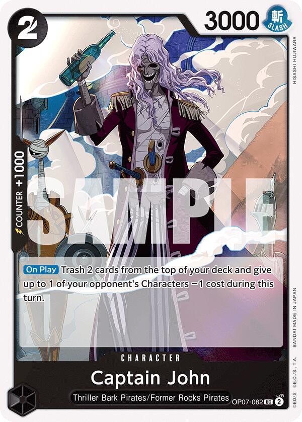 Captain John OP07-082 card from 500 Years in the Future