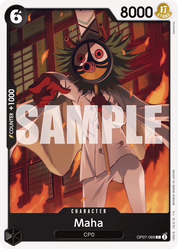 Maha OP07-089 card from 500 Years in the Future